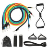 12Pcs/Set Latex Resistance Bands Crossfit Training Exercise