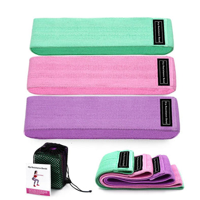 Resistance Bands 3-Piece Set Fitness Rubber Bands