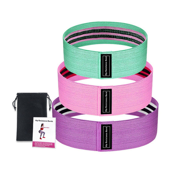 Resistance Bands 3-Piece Set Fitness Rubber Bands