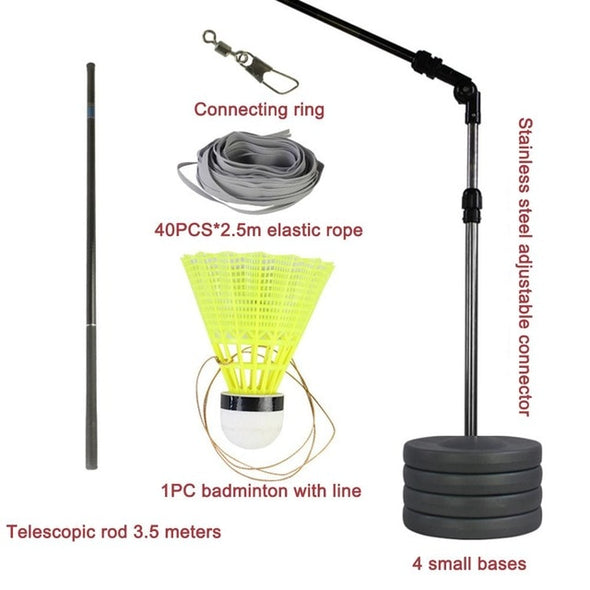 Elastic Badminton Trainer One Person Portable Badminton